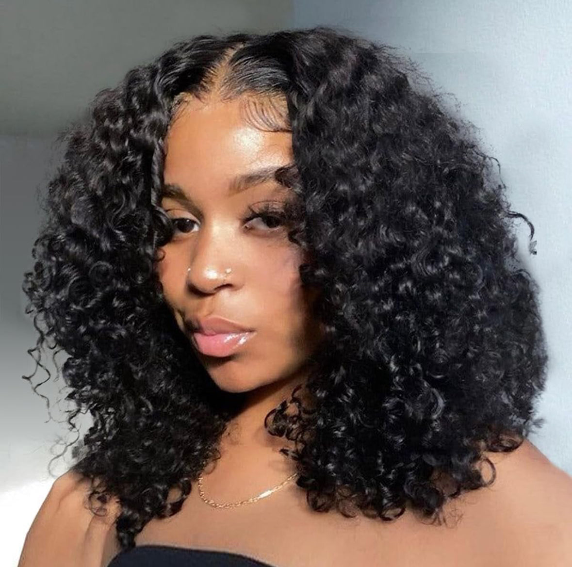 14 Inch Short Bob Wigs 13x4 Deep Wave Bob Wig Human Hair