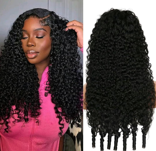 Burmese Curly Human Hair Wig 250% Density